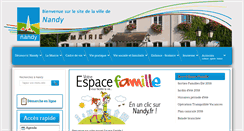 Desktop Screenshot of nandy.fr